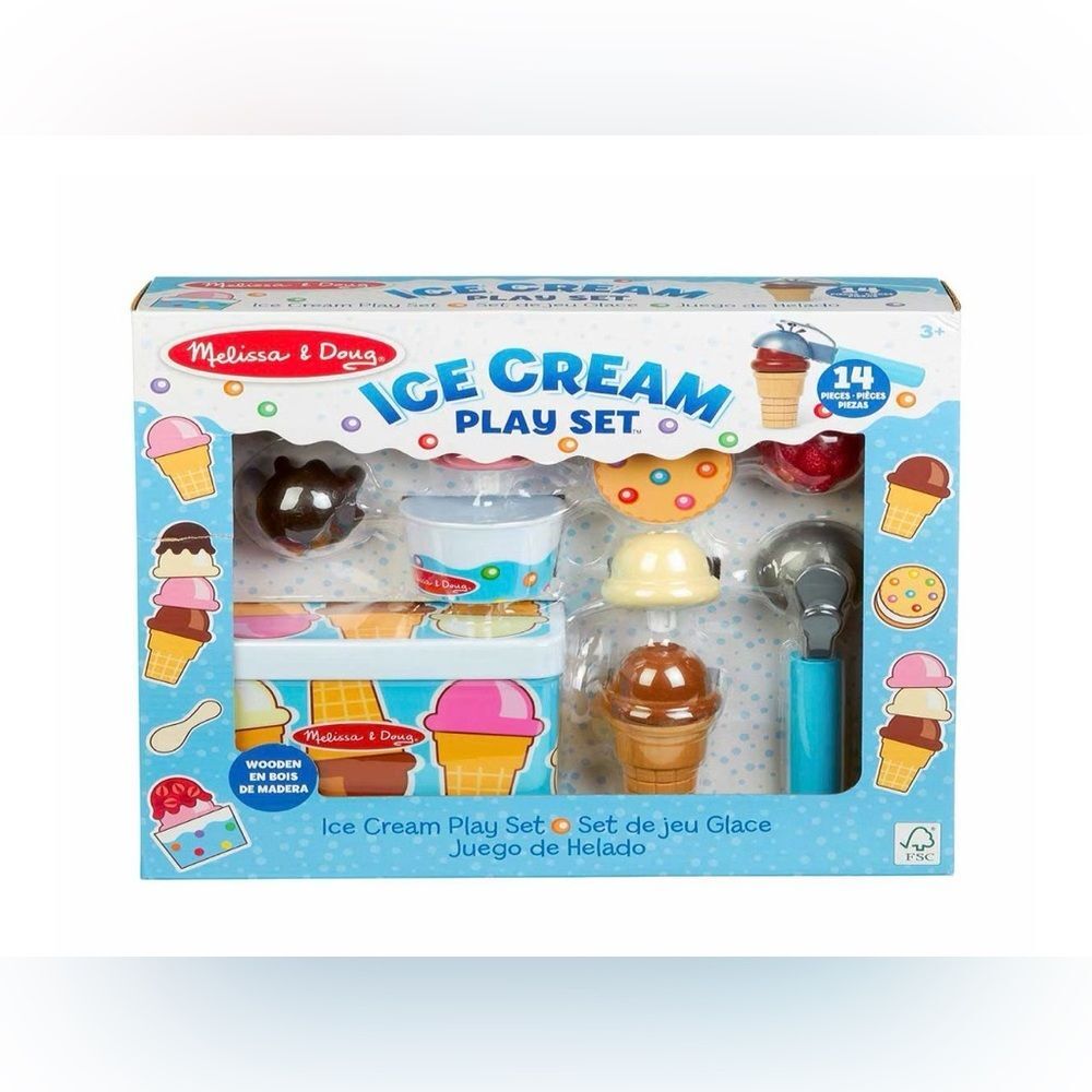 Melissa & Doug Ice Cream Set 14 pieces